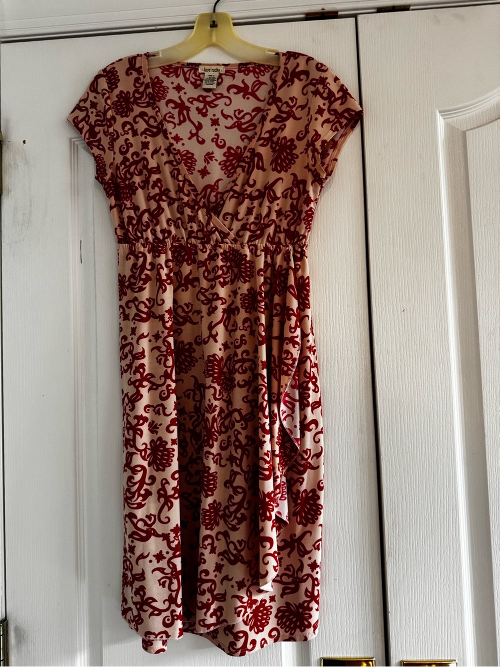 Love Rocks Red Floral Print Mini Dress